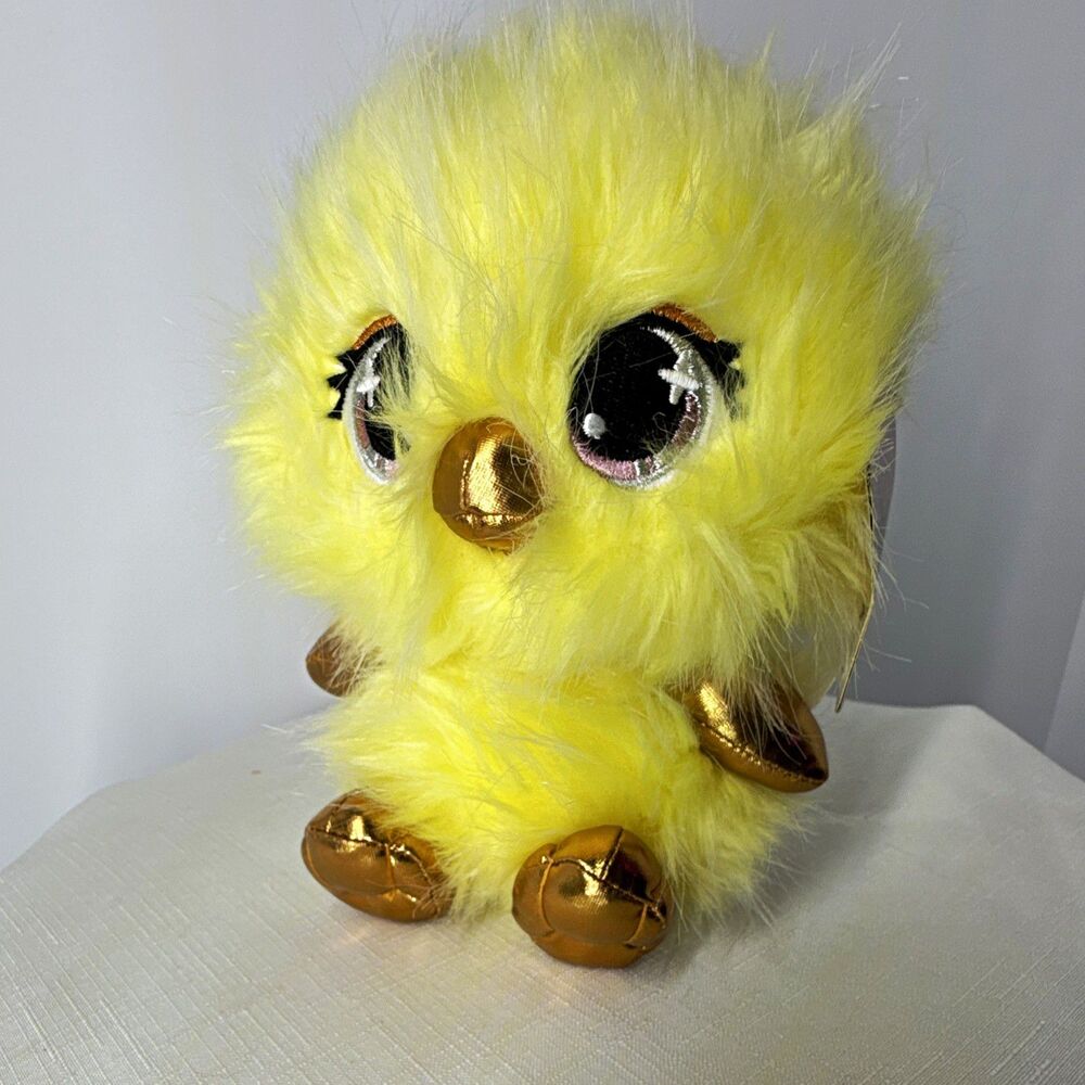 NWT GUND P.Lushes Pets Gia Fluffertin Yellow Chick Plush 6" Resort Collection
